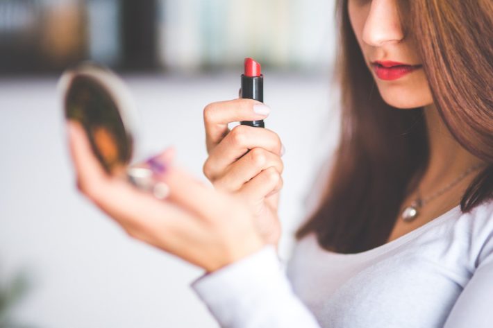ladyboy with lipstick